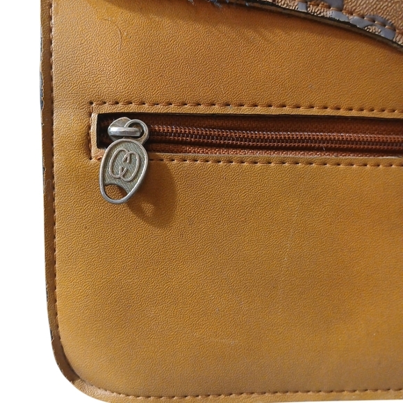 Princess R Vintage Egyptian Leather Handbag Top Handle Briefcase - Picture 2 of 16